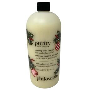 Philosophy Purity Made Simple One-Step Facial Cleanser Holiday Edition 32 Oz